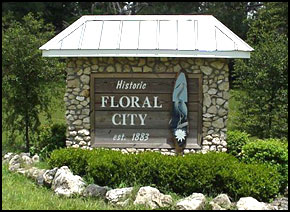 Floral City Florida, sign